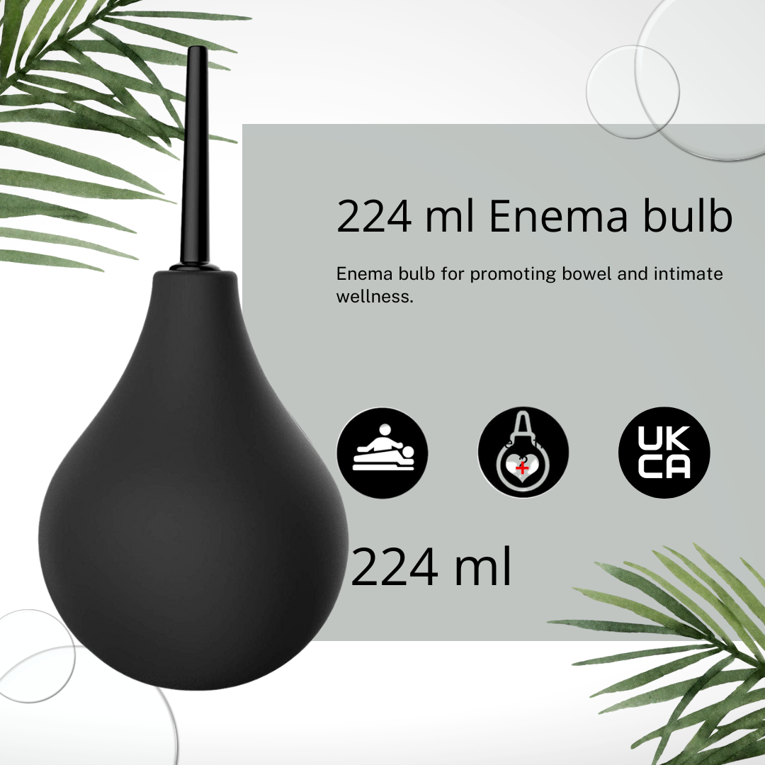 T2 Enema Bulb 224ml - Reusable Colon Cleanse - UKCA CE and FDA Certified